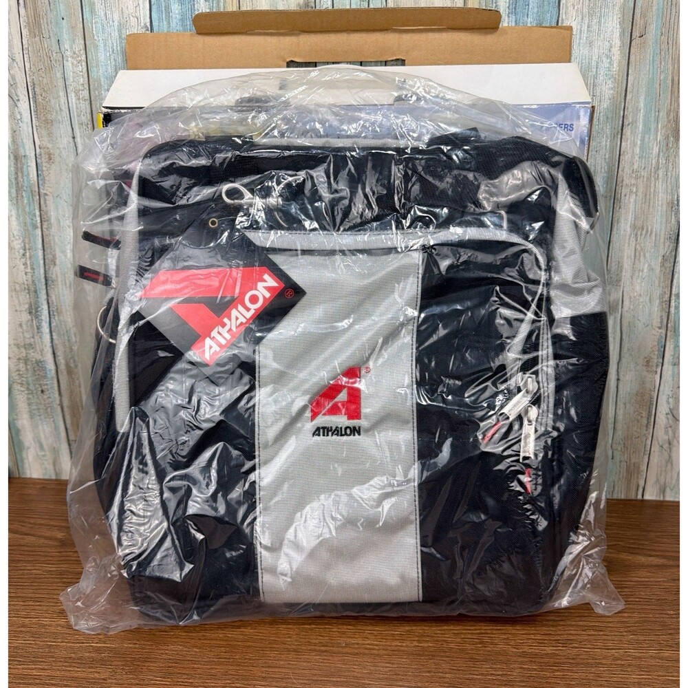 Athalon 2-Piece Ski and Boot Bag Combo Set Style 133 Black Silver H20 Repellent